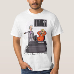 Camiseta blanca de Donald Trump