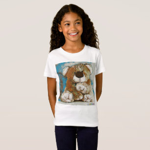 Camiseta blanca de HAMbWG - oso de peluche