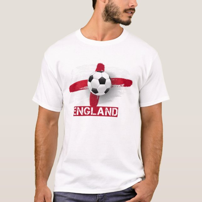 Camiseta blanca de Inglaterra. 03 (Anverso)