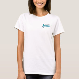 Camiseta blanca de la asociación WDHOF