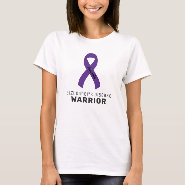 Camiseta blanca de la cinta de la enfermedad de Al (Anverso)