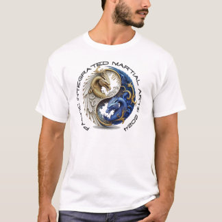 Camiseta blanca de las artes marciales integradas