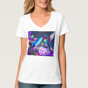 Camiseta blanca de las mujeres