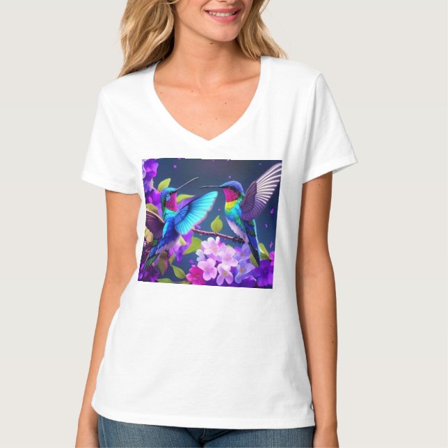 Camiseta blanca de las mujeres (Anverso)