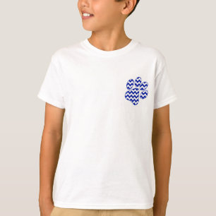 Camiseta blanca de los SS de la pata de Chevron de