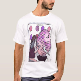 Camiseta blanca de los tatuajes
