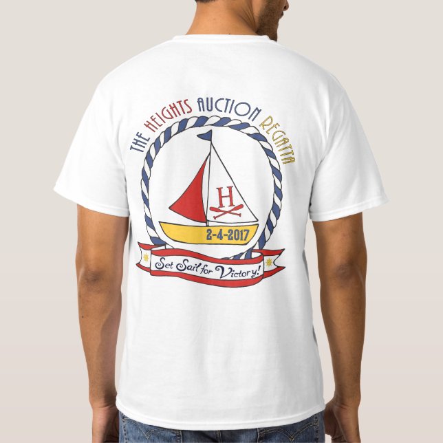 Camiseta blanca de manga corta del Regatta de las (Reverso)