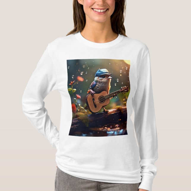 Camiseta blanca de manga larga (Anverso)
