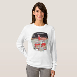 Camiseta blanca de manga larga para mujeres de San