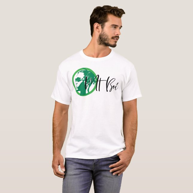 Camiseta Blanca De Mt Boi (Anverso completo)