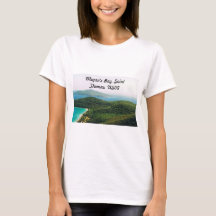 Camiseta blanca de mujeres con escena de Santo Tom