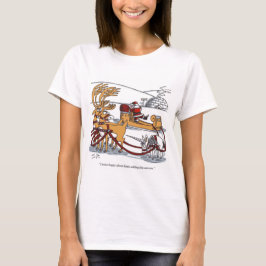 Camiseta blanca de mujeres renas de unicornio