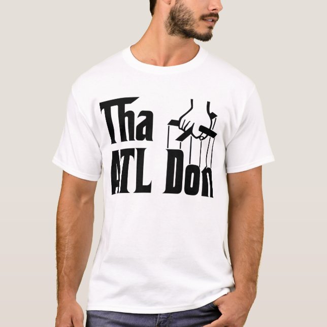 Camiseta blanca de Tha ATL Don (Anverso)