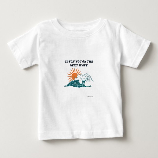 camiseta blanca de verano para niños (Anverso)