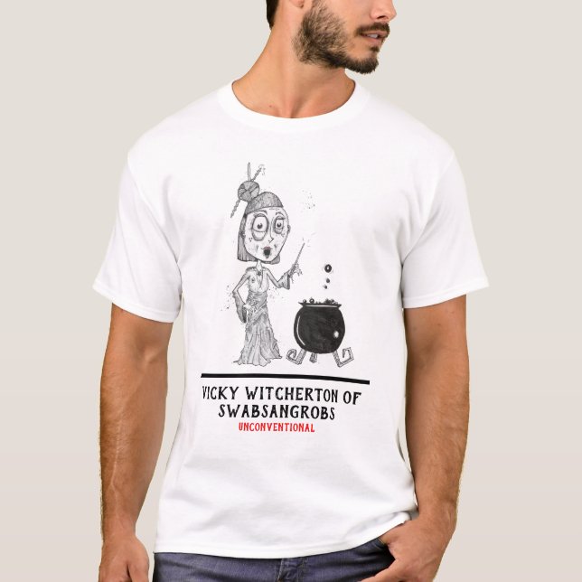 Camiseta blanca de "Vicky Witcherton" (Anverso)