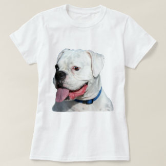 Camiseta blanca del boxeador