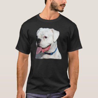 Camiseta blanca del boxeador