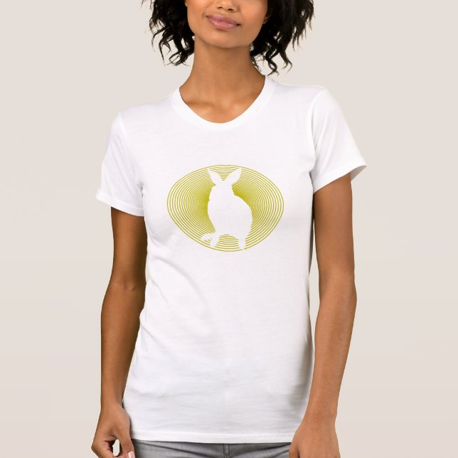 camiseta blanca del conejo (Anverso)