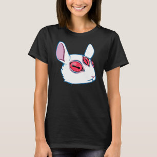 camiseta blanca del conejo 3eyed