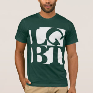 Camiseta blanca del estallido de LGBT