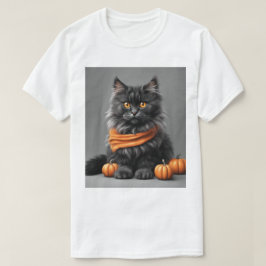 Camiseta blanca del gato del gato del personalizad