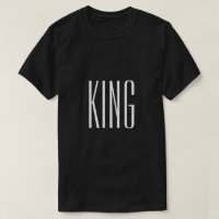 Camiseta blanca del negro del texto del león
