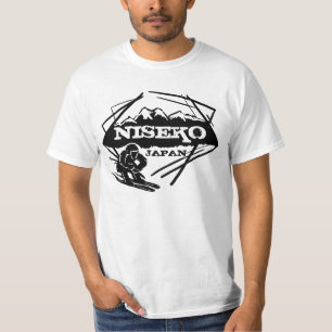Camiseta blanca del valor del negro del arte del