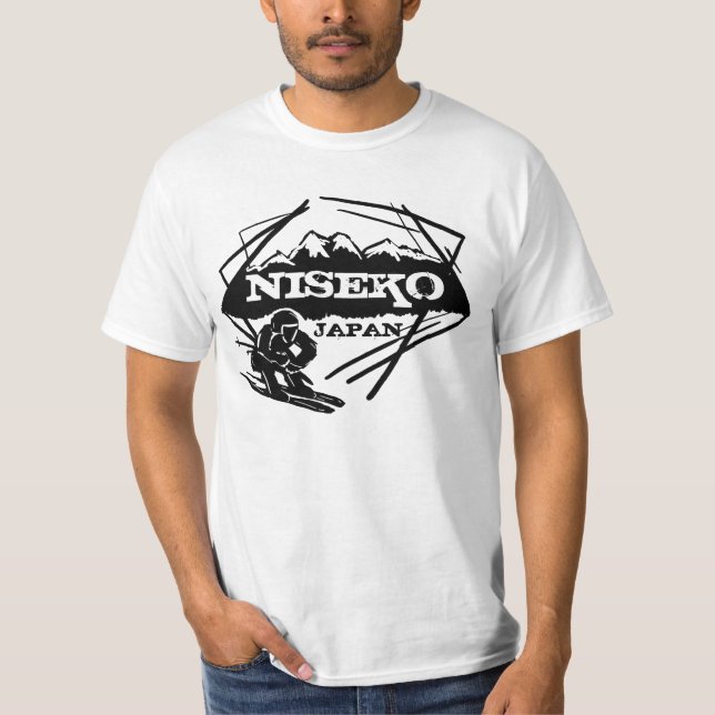 Camiseta blanca del valor del negro del arte del (Anverso)