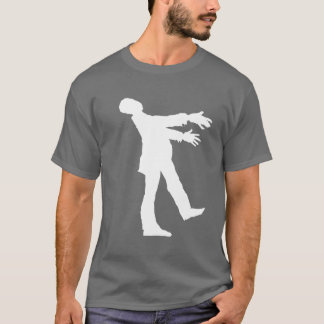 Camiseta blanca del zombi