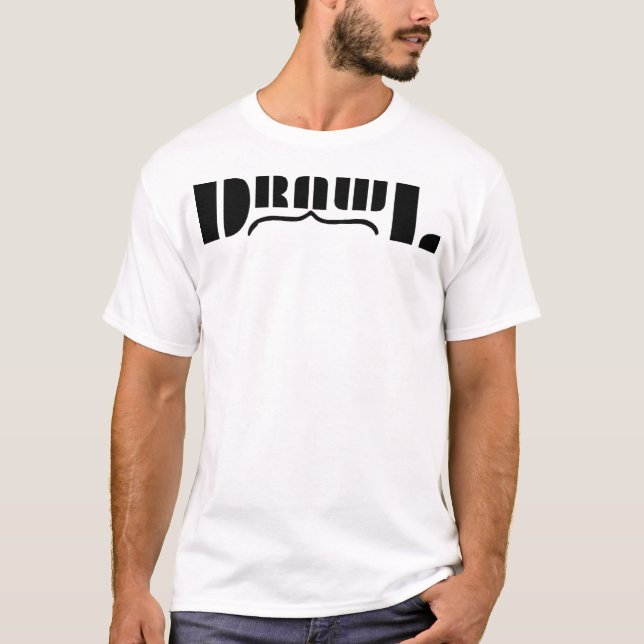 Camiseta blanca Drawl OG (Anverso)