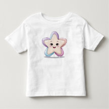 Camiseta blanca Estrella sonriente