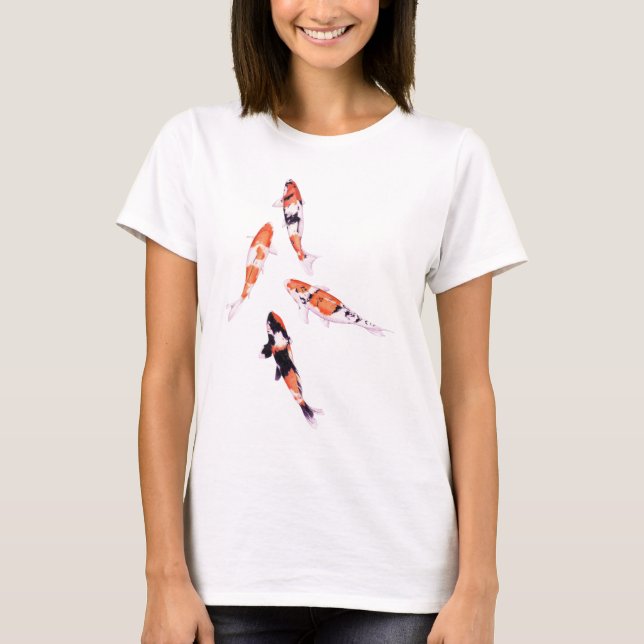Camiseta blanca flotante (Anverso)