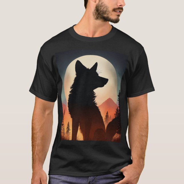 Camiseta blanca impresa "Stay Wild" (Anverso)