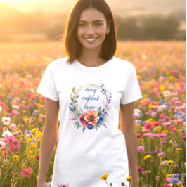 Camiseta Blanca Inspiradora para Mujeres