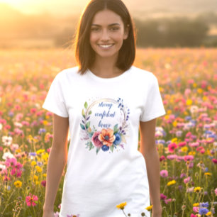 Camiseta Blanca Inspiradora para Mujeres