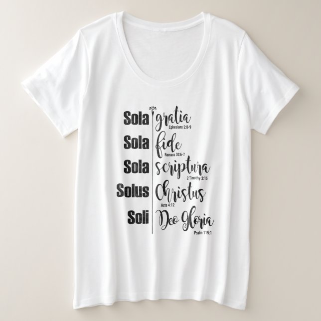 Camiseta blanca Más-Clasificada cinco SOLAS (Anverso del diseño)