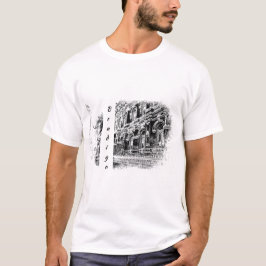 camiseta blanca masculina