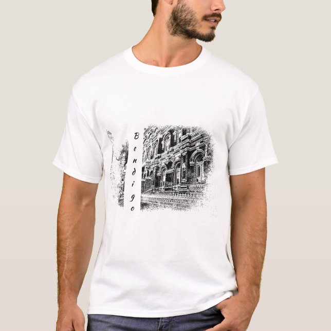 camiseta blanca masculina (Anverso)