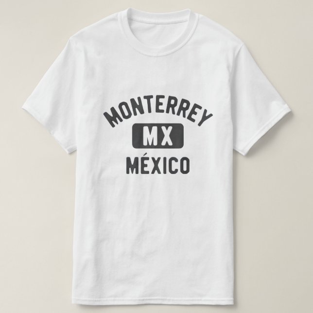 Camiseta blanca MX de Monterrey (Diseño del anverso)