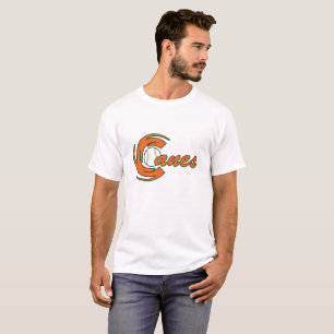 Camiseta blanca para hombre de los bastones