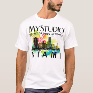Camiseta blanca para hombre de Miami