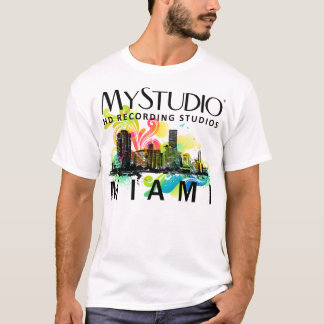 Camiseta blanca para hombre de Miami