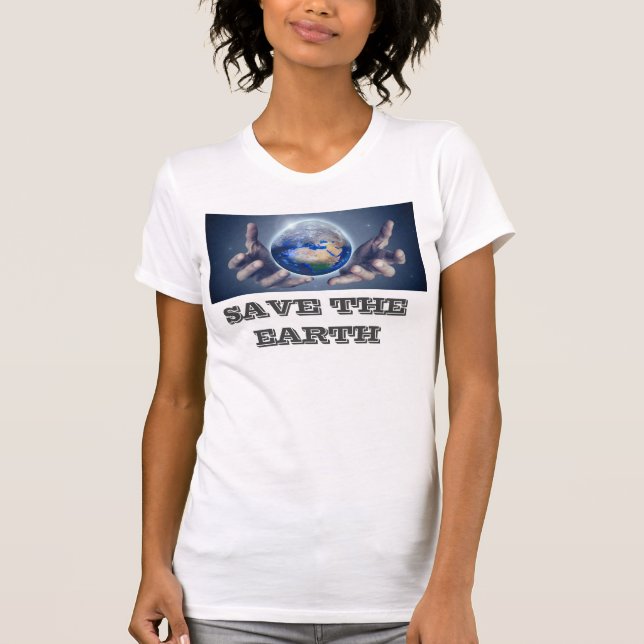 Camiseta blanca para mujeres (Anverso)
