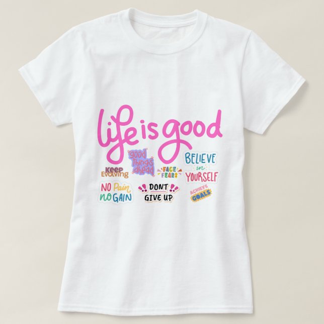 Camiseta blanca para mujeres (Diseño del anverso)