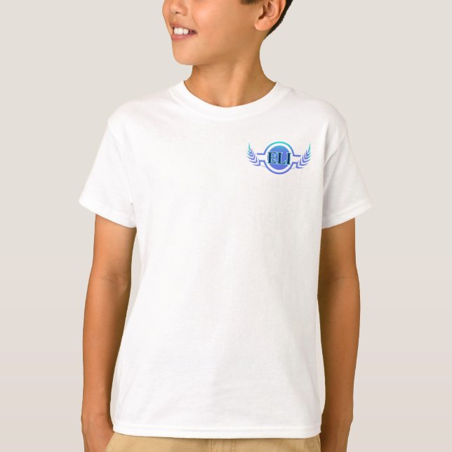 Camiseta blanca para niños - Instituto de aprendiz (Anverso)