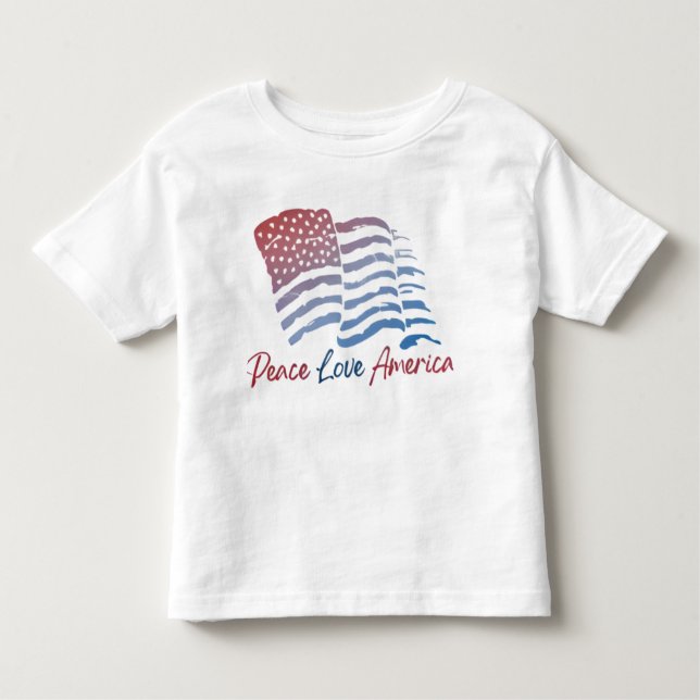 Camiseta blanca patriótica (Anverso)
