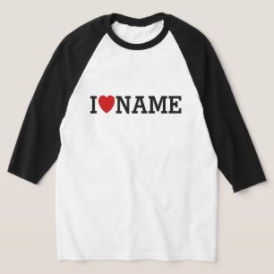 Camiseta Blanca Personalizada con Corazón