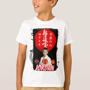 Camiseta blanca personalizada para niños con foto