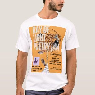 Camiseta blanca Ray of Light Poetry Jam