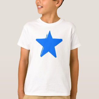 camiseta blanca STAR azul